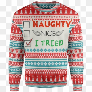 Vector Free I Tried Lunafide - Tried Christmas Sweater, HD Png Download