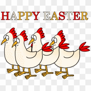 Lots Of Hen Easter Greeting - Easter Greeting Clipart, HD Png Download