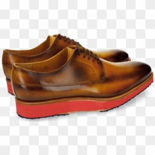 Derby Shoes Chris 1 Yellow Shade Brown Micro Mattone - Sneakers, HD Png Download
