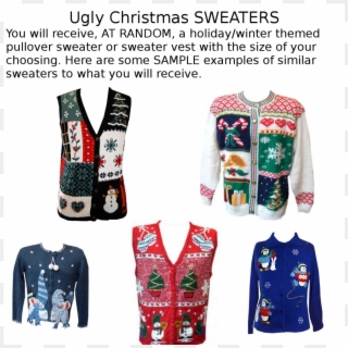 Ugly Christmas Sweater - Hoodie, HD Png Download