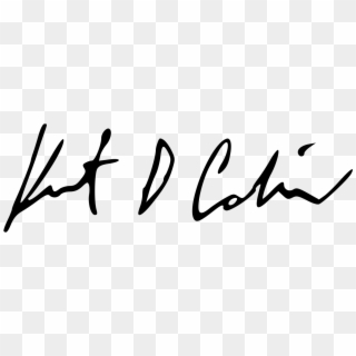 Firma De Kurt Cobain - Kurt Cobain Signature Hd, HD Png Download