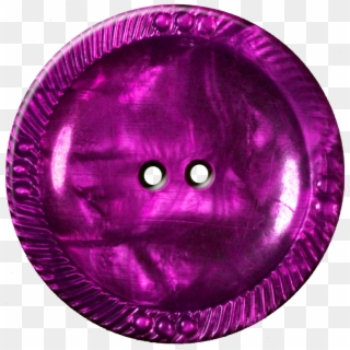 Button With Decorative Border, Purple - Portable Network Graphics, HD Png Download