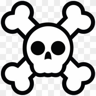 Pirate Skull - Cute Skull And Crossbones, HD Png Download