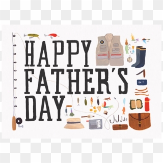 Happy Father's Day Card Fishing, HD Png Download