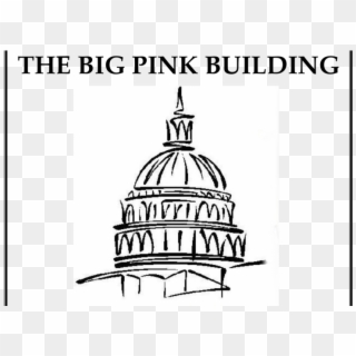 The Big Pink Building - House Of Reps Drawing, HD Png Download