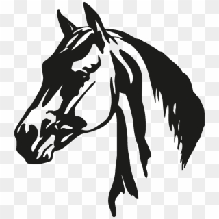 Horse Silhouette - Horse Head Silhouette Pngs, Transparent Png