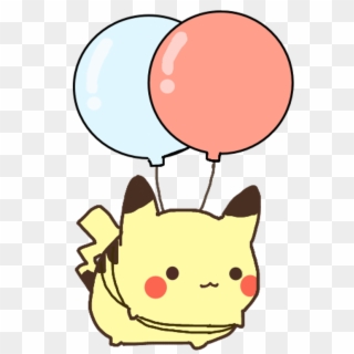 #remake #kawaii #pikachu #cute #pokemon #ballon - Cute Kawaii Pikachu, HD Png Download