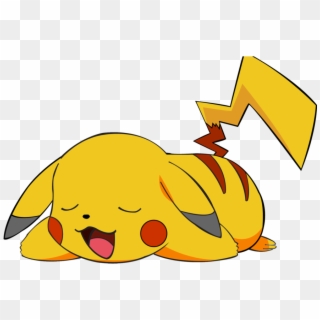 I Use To Have A T Shirt With This Tired Pikachu On - Pikachu Sleeping Png, Transparent Png