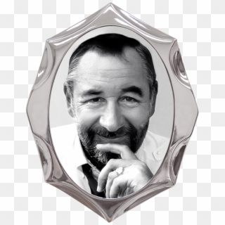 Oval Chrome Plated Frame - Philippe Noiret, HD Png Download