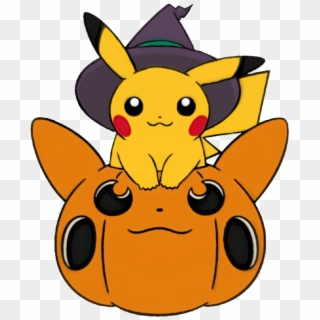 Halloween Sticker - Pikachu Pokemon Halloween, HD Png Download