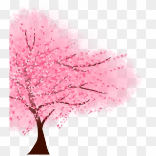 Anime Cherry Blossom Tree, HD Png Download