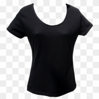 Women T-shirt Transparent Images - Black Fitted Shirt Womens, HD Png Download