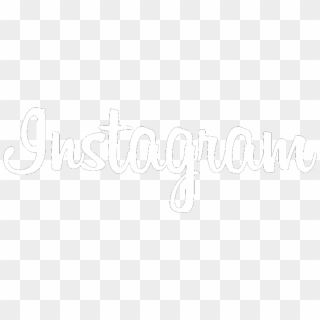 Good New Instagram Logo 2019 Png - Instagram Text White Transparent, Png Download