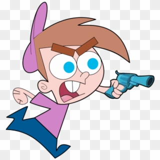 Timmy Holding Gun - Timmy Turner With The Burner, HD Png Download