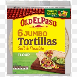 6 Pack Jumbo Tortillas - Old El Paso Tortilla, HD Png Download