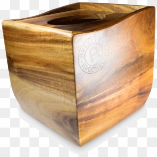 Acacia Wood Tissue Box - Plywood, HD Png Download