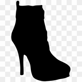 Png Transparent Stock Sock Silhouette At Getdrawings - High Heel Boot Silhouette, Png Download