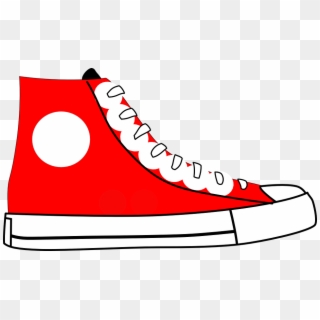Sneakers Clipart High Top Sneaker - Pete The Cat Red Shoe, HD Png Download