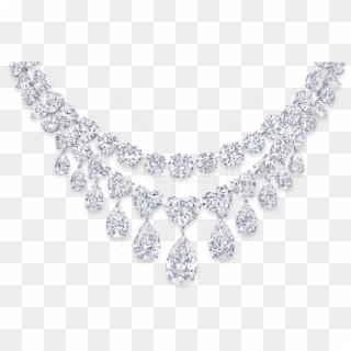 Diamond Necklace Png Pic Png - Diamond Jewellery Necklace Png, Transparent Png