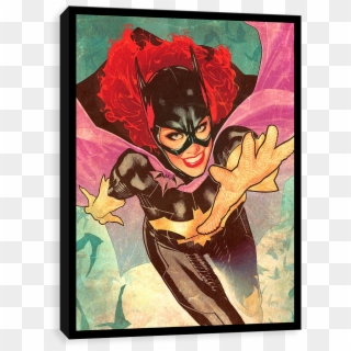 Batgirl's Charge - Comic Batgirl, HD Png Download