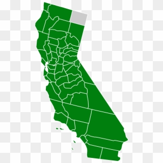 Filecalifornia Green Presidential Primary Election - California Presidential Election Results By County, HD Png Download