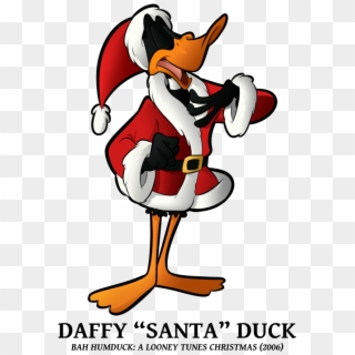 Looney Tunes Clip Art For Christmas - Cartoon Daffy Duck Christmas, HD Png Download