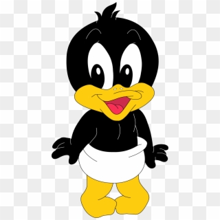 How To Draw Baby Daffy Duck With Baby Daffy Cartoon - Baby Daffy Duck And Bugs Bunny, HD Png Download