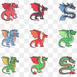 Dragons - Dragon Icons, HD Png Download