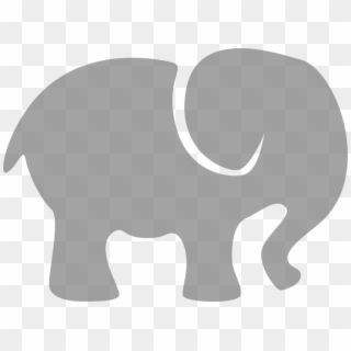 Free Png Download Grey Baby Elephant Png Images Background - Baby Elephant Silhouette Clip Art, Transparent Png