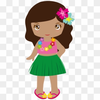 ○‿✿⁀summer‿✿⁀○ Hawaiian Luau Party, Tropical Party, - Hawaiian Girl Clipart, HD Png Download