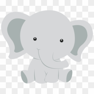 Baby Elephant For Baby Shower - Indian Elephant, HD Png Download