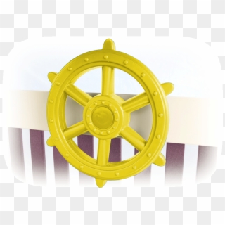 Yellow Ship's Wheel - Circle, HD Png Download