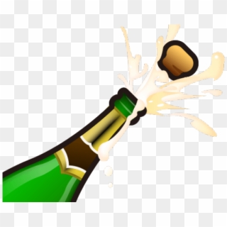 Champagne Clipart Emoji - Champagne Bottle Emoji Png, Transparent Png
