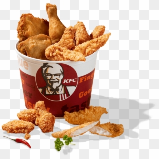 Free Png Kfc Chicken Png Png Image With Transparent - 10 Piece Bargain Bucket Kfc, Png Download