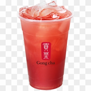 Strawberry Green Tea - Gong Cha, HD Png Download