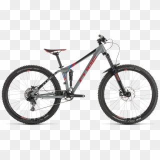 2019 Cube Stereo Youth Mountain Bike In Grey - Canyon Spectral Cf 9.0 Ltd, HD Png Download