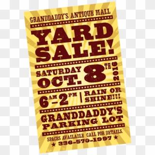 Granddaddy S Antique Mall Burlington Nc Granddaddys - Poster, HD Png Download