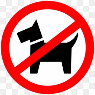 Dog Walking Is Prohibited - No Dogs Clipart, HD Png Download