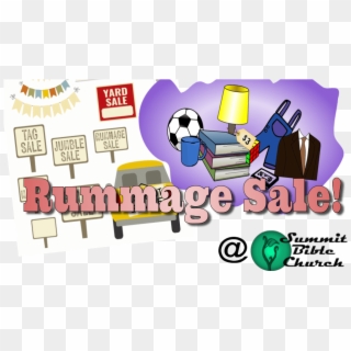 Rummage Sale - Yard Sale Clip Art Free, HD Png Download