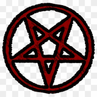 #goth #satan #occult #pentagram - Pink Pentagram, HD Png Download