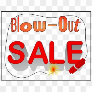 This Free Icons Png Design Of Blow-out Sale, Transparent Png