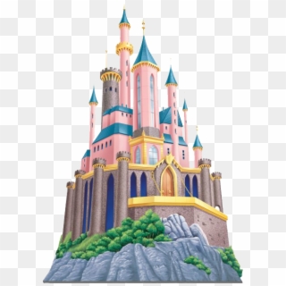 Pink Castle Png Clipart Image - Disney Princess Picture Castle, Transparent Png