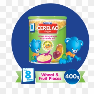 Nestlé® Cerelac® Infant Cereal Wheat & Fruit Pieces - Cerelac Wheat And Fruits, HD Png Download