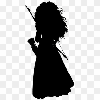 Merida Silhouette The Silhouette Is There, You Just - Merida - Disney / Pixar Brave, HD Png Download