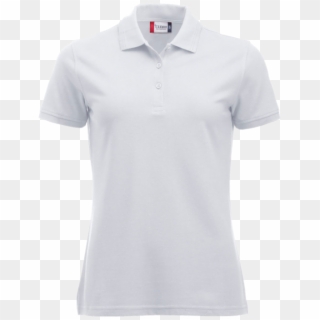 Clique Manhatten Polo Tee Women - Plain White Tshirt Png, Transparent Png