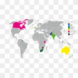 2009 Icc World Twenty20 - Citizenship By Descent Map, HD Png Download