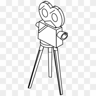 Drawing Camera Colouring Pages - Film Camera Coloring, HD Png Download