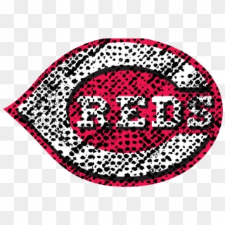 Cincinnati Reds 2007-pres Wordmark Logo Distressed - Circle, HD Png Download