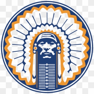Native American Imagery In Sports - Illini Chief, HD Png Download