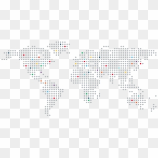 A Sneak Peak At Global Generational Theory - World Map Dotted Png, Transparent Png